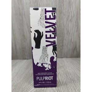 Pulp Riot Semi Permanent Hair Color 4oz Velvet Eggplant Purple New Sealed